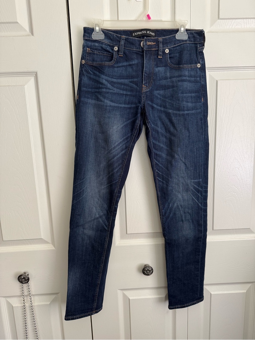 Express Women’s Girlfriend Jeans in Dark Wash Like New